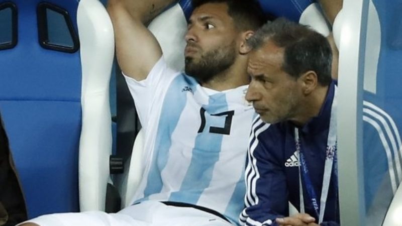 Del “Kun” Agüero: "Que Sampaoli diga lo que quiera"