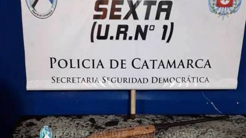 Sereno de cantera le disparó a un funcionario con un rifle aire comprimido