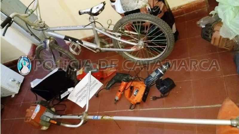 Recuperan lo robado en un ardid delictivo en Chumbicha