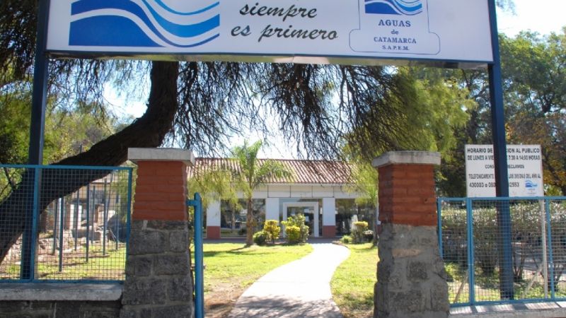 Aguas de Catamarca sin atención el lunes