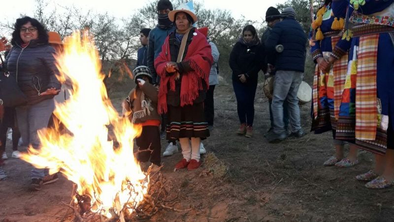 Con la ceremonia del sol, se recibió el nuevo Año Andino en el Shincal de Quimivil