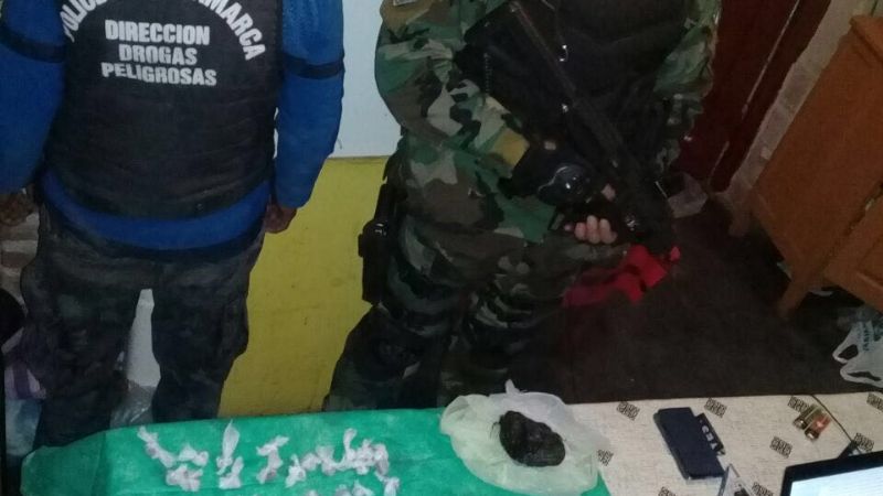 Desbaratan puntos de venta de droga en Belén