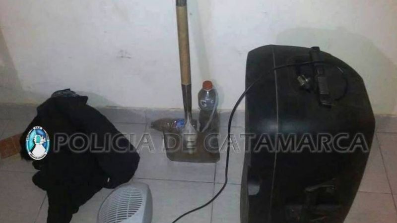 Le robaron y encontraron todo en un descampado