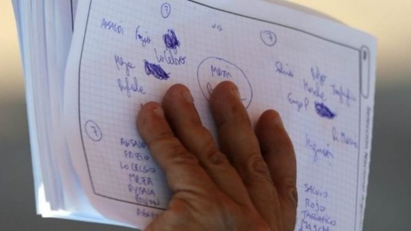 ¿“Borrador” de Sampaoli con el equipo para el martes?