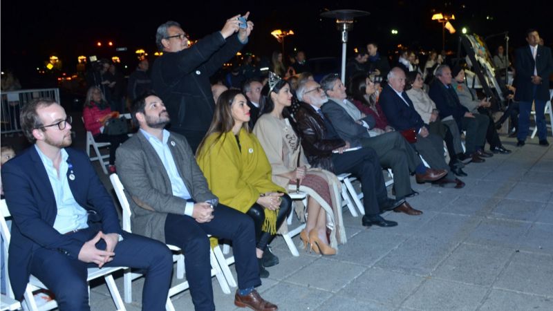 Lucía encabezó la presentación del Poncho 2018 en Rosario