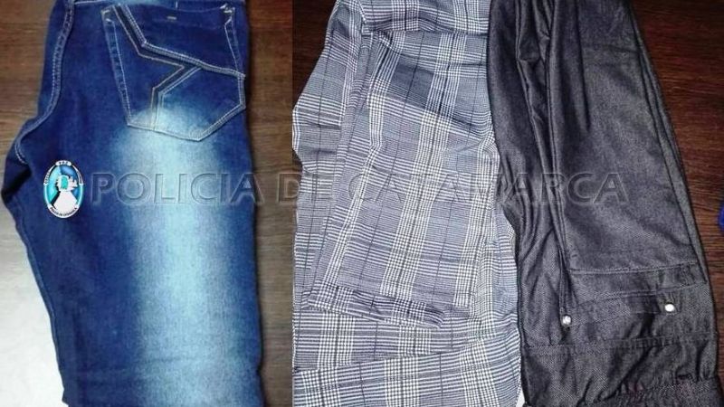 Recuperan ropa robada en un comercio del centro