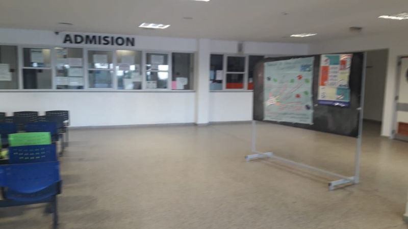 Los centros de salud paralizados