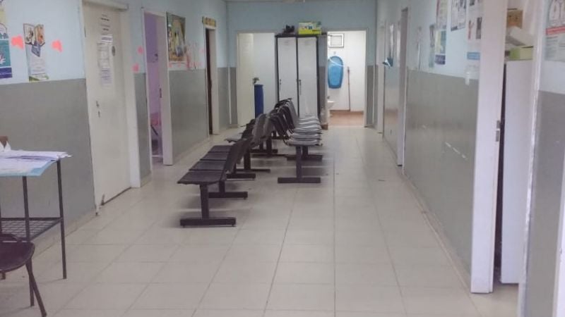 Los centros de salud paralizados