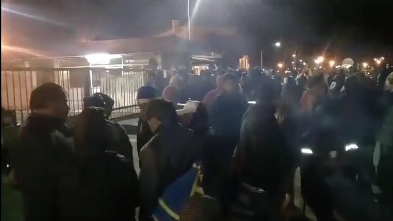 Vigilia y paro en Arcor Recreo