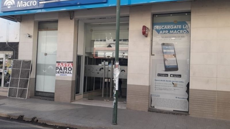 En los bancos, la adhesión al paro fue del 90%