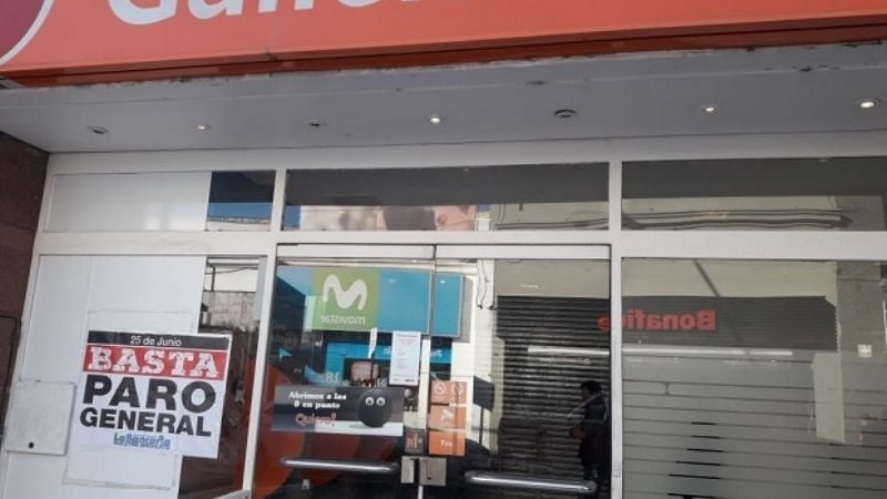En los bancos, la adhesión al paro fue del 90%