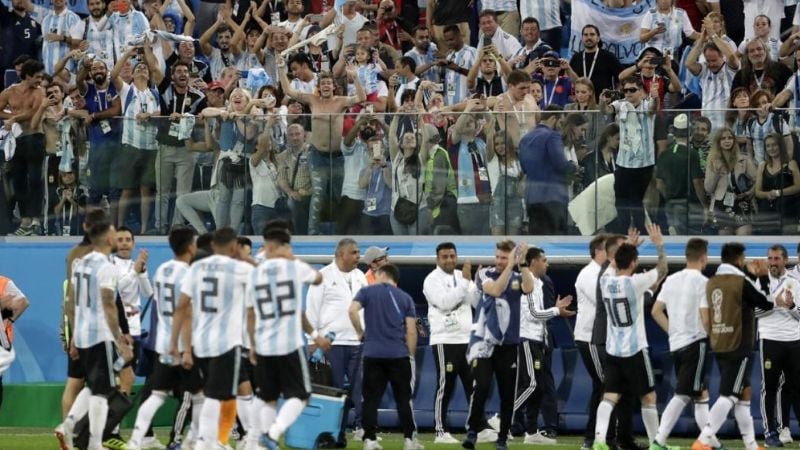 En la mejor Argentina, destacaron Messi y Rojo