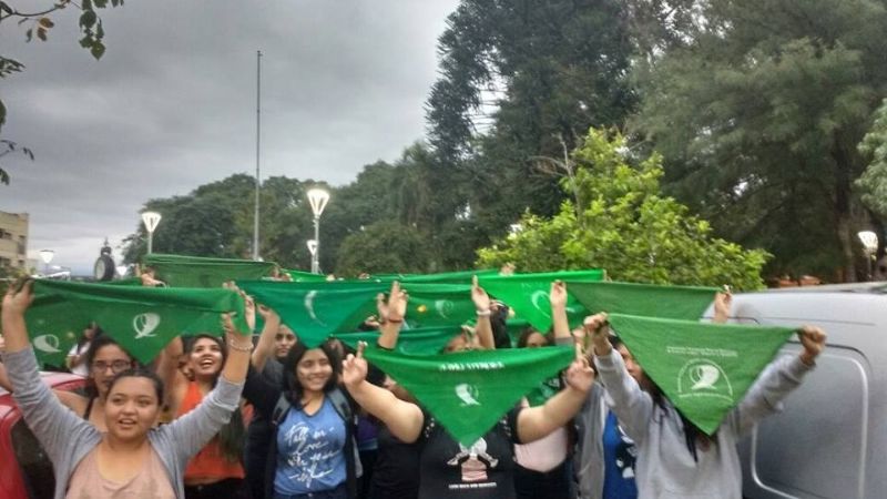 “Pañuelazo” en Catamarca por el aborto legal