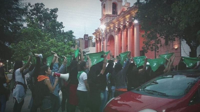 “Pañuelazo” en Catamarca por el aborto legal