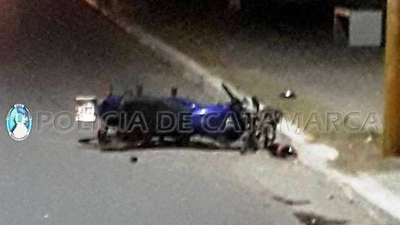 Murió un motociclista en Saujil