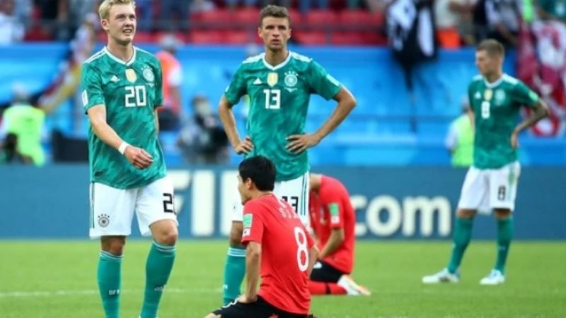 Alemania perdió con Corea del Sur y quedó eliminada en primera ronda