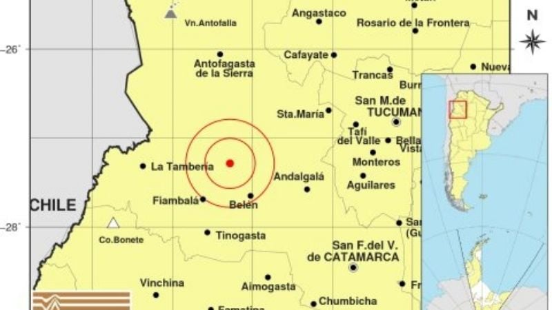 Leve sismo en el Oeste