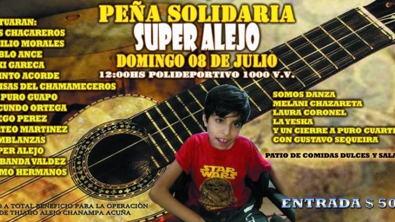 Invitan a peña solidaria