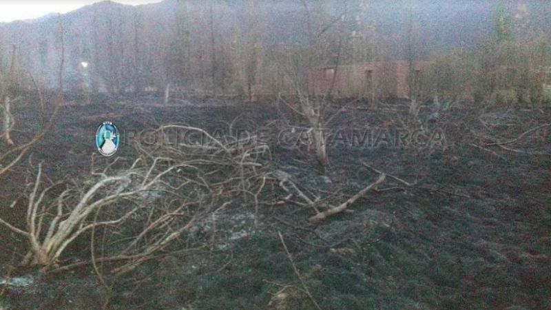 Trágica muerte para una mujer que quemaba pastizales