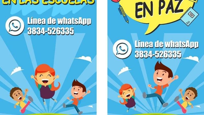 Se podrán denunciar telefónicamente hechos de violencia en las escuelas