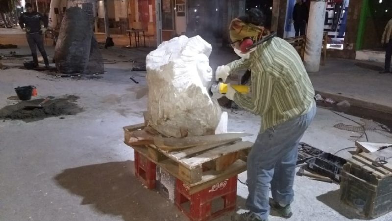 El domingo finaliza Simposio de Escultores en Recreo