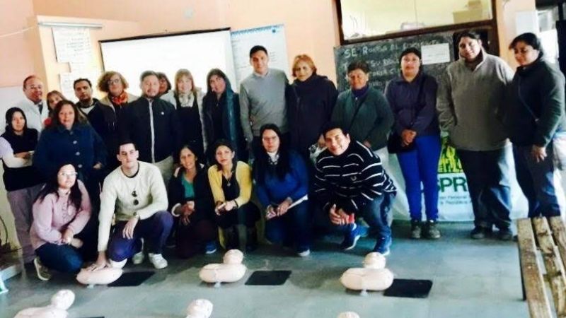 Capacitación teórico práctico de reanimación cardiopulmonar para adultos