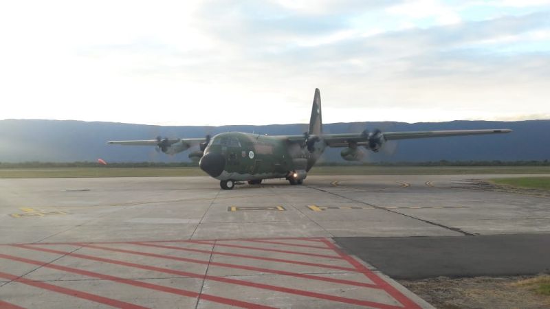 Llegó el Hércules a Catamarca