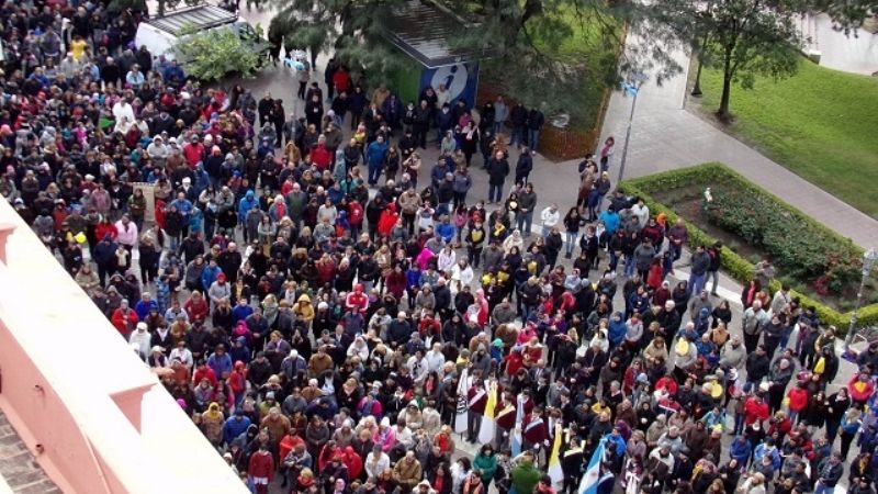 Cristo presente en la Eucaristía fue proclamado  públicamente por los catamarqueños