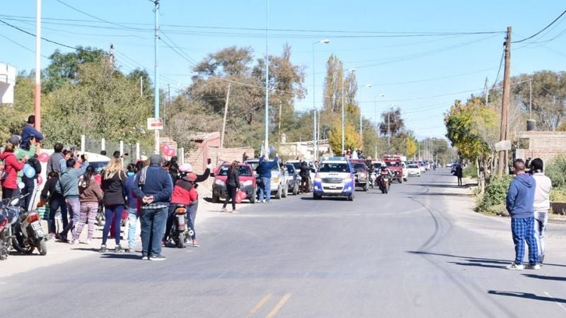 Los Bomberos de Santa María fueron recibidos como héroes