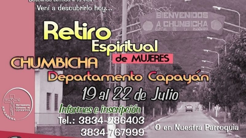 Invitan a retiro espiritual  de Eslabón para Mujeres