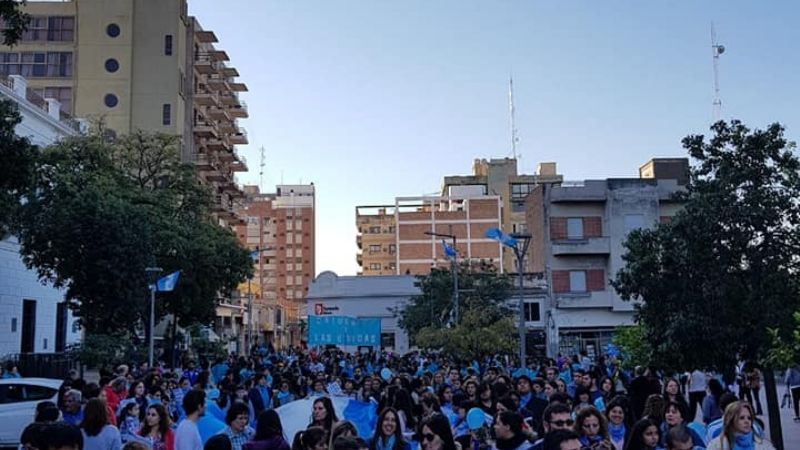 Marcha a favor del "Si a las dos vidas"