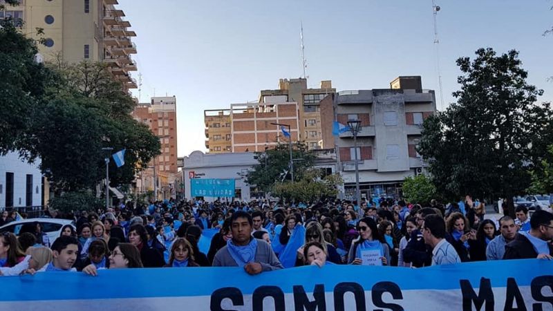 Marcha a favor del "Si a las dos vidas"