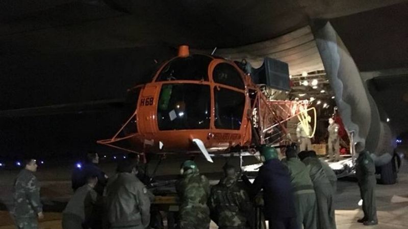 Así enviaban al Hércules con dos helicópteros a Catamarca
