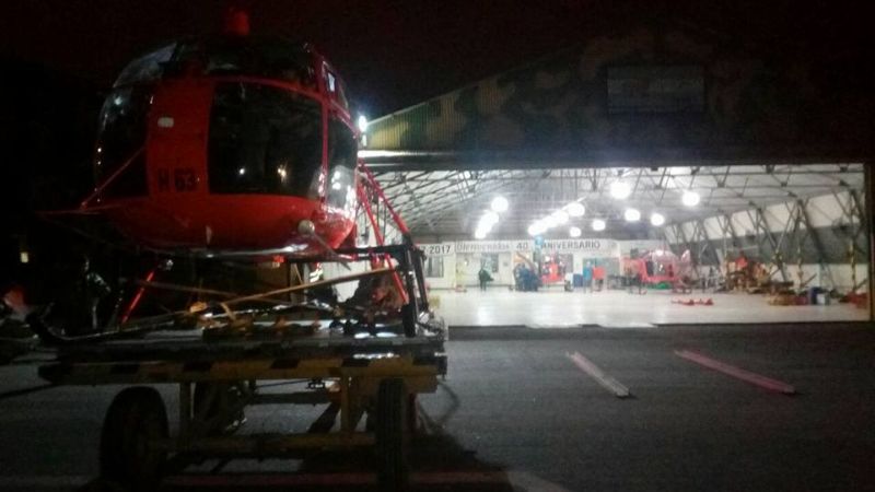 Así enviaban al Hércules con dos helicópteros a Catamarca