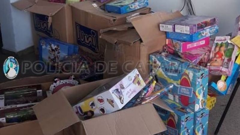 Secuestran 50 mil pesos de juguetes ilegales en El Portezuelo