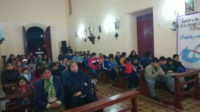 Celebración de Corpus Christi en localidades de Capayán