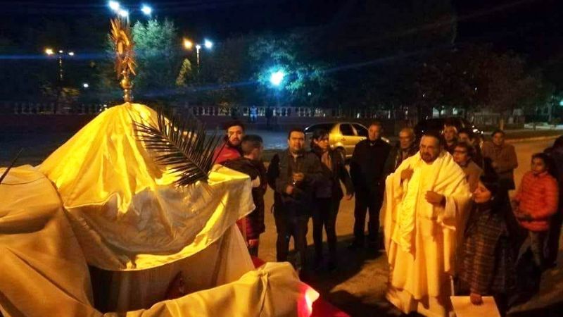 Celebración de Corpus Christi en localidades de Capayán