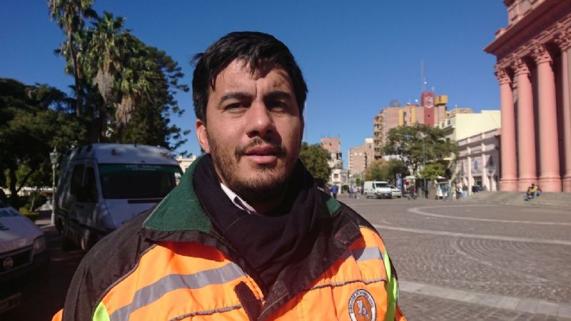 El rescate aéreo de los bomberos no se pudo por las condiciones del clima