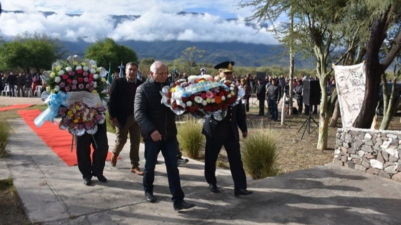 Recordaron a Felipe Varela en Valle Viejo