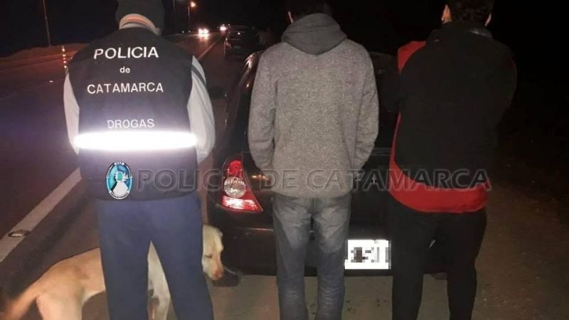 Secuestran droga en un Puesto Caminero de Valle Viejo