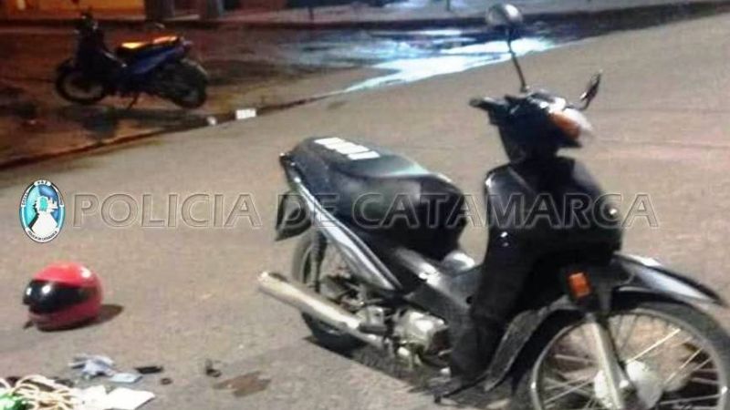 Colisionaron dos motos en la Capital