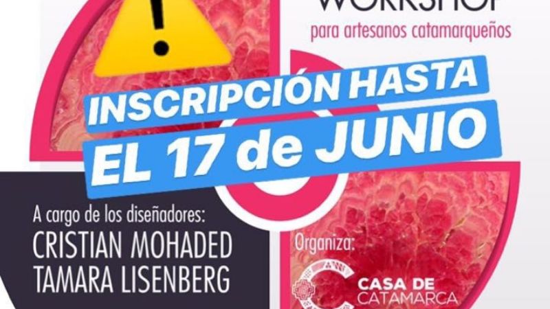 Extienden inscripción para el concurso Rodocrosita Contemporánea