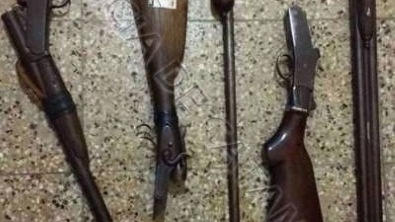 Cuatro aprehendidos y tres armas de fuego secuestradas en Santa Rosa