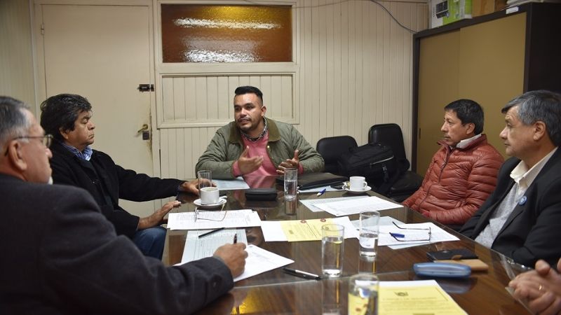 Reunión con el presidente de la Federación de Estudiantes Terciarios en el Senado