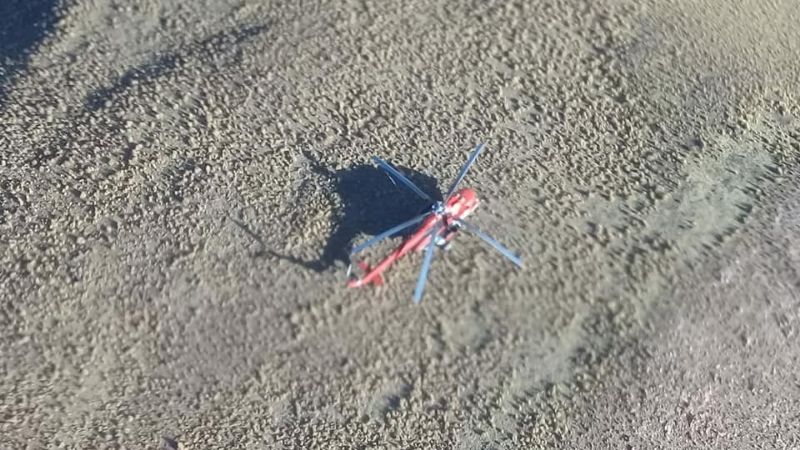 Finalizó con éxito rescate de helicóptero en los cerros de Aconquija