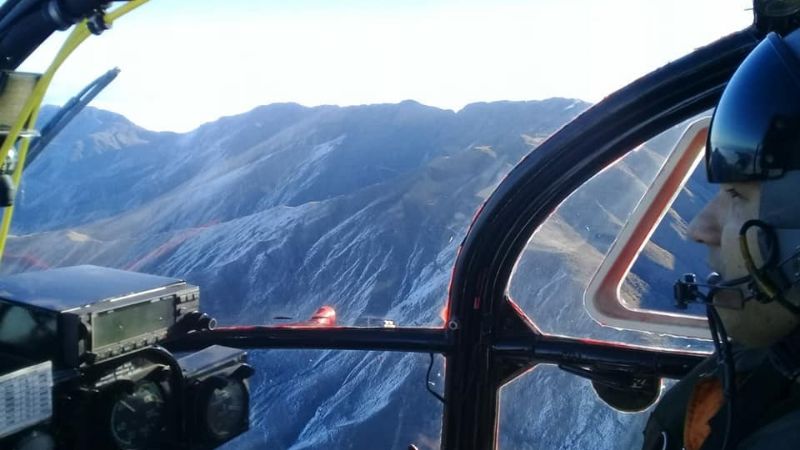 Finalizó con éxito rescate de helicóptero en los cerros de Aconquija