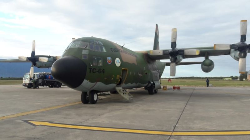 Finalizó con éxito rescate de helicóptero en los cerros de Aconquija