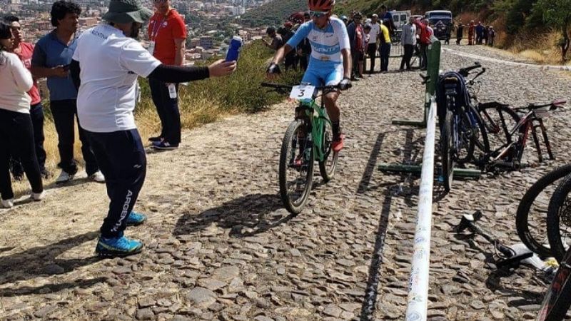 Alvaro Macias hizo una excelente carrera en los Juegos Odesur