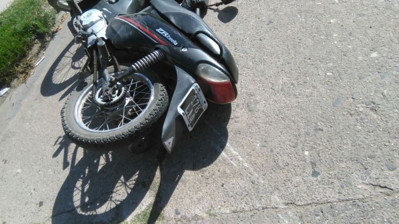 Motociclista herido en Av. Galíndez