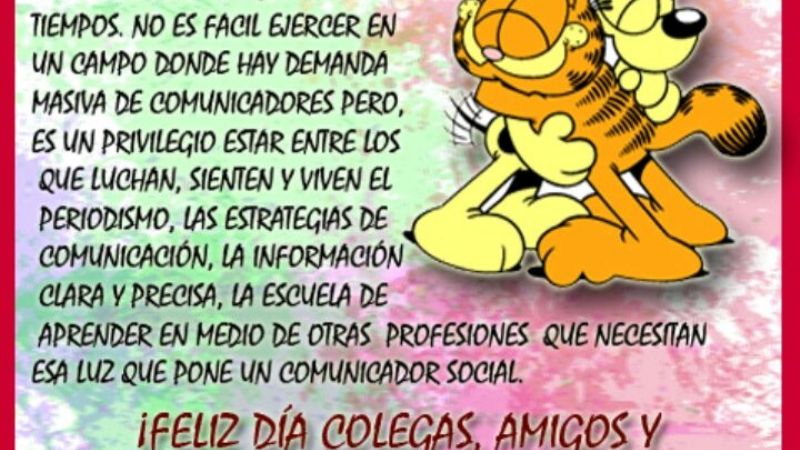 Feliz día a todos los periodistas de Catamarca